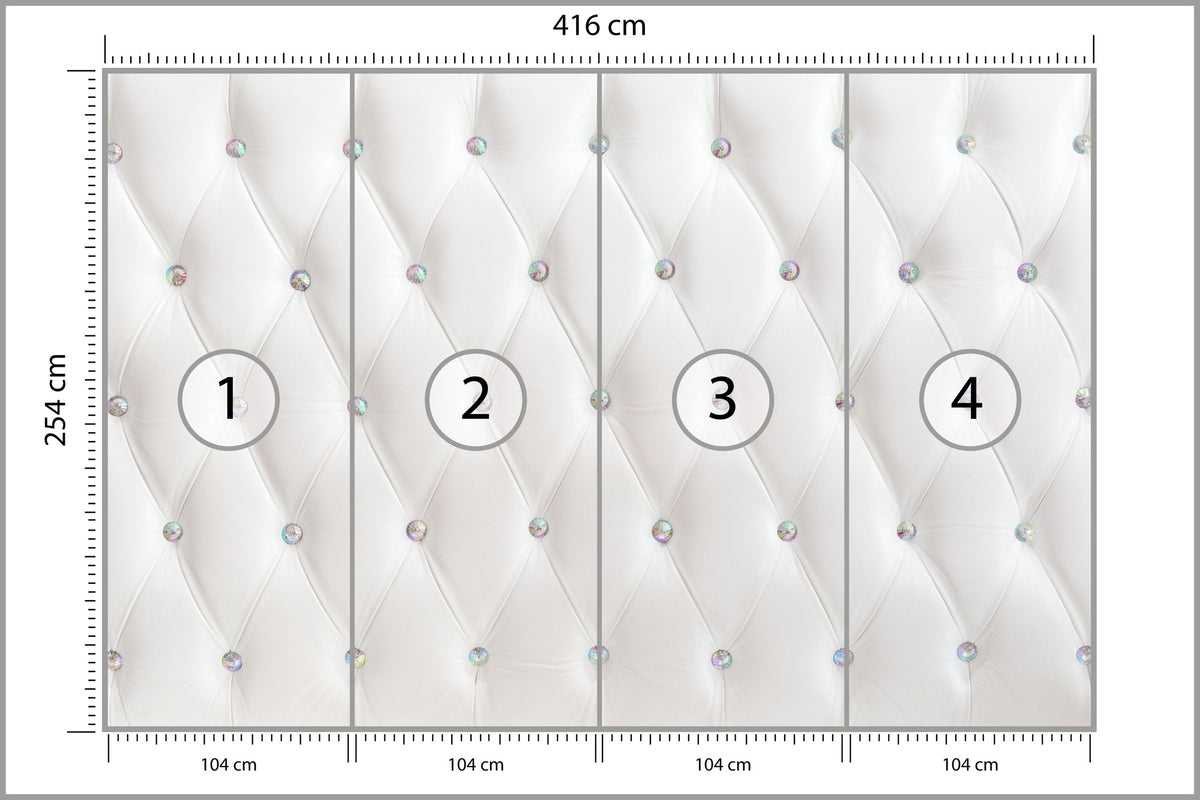 Fototapeta Pikowana Diamenty 416 × 254 cm – podgląd kadru