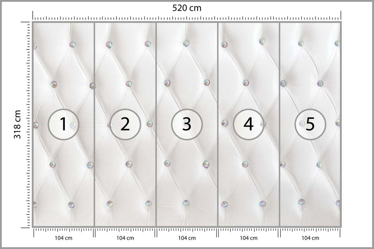 Fototapeta Pikowana Diamenty 520 × 318 cm – podgląd kadru