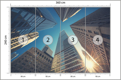Fototapeta Miasto Nowy Jork 360 × 240 cm – podgląd kadru