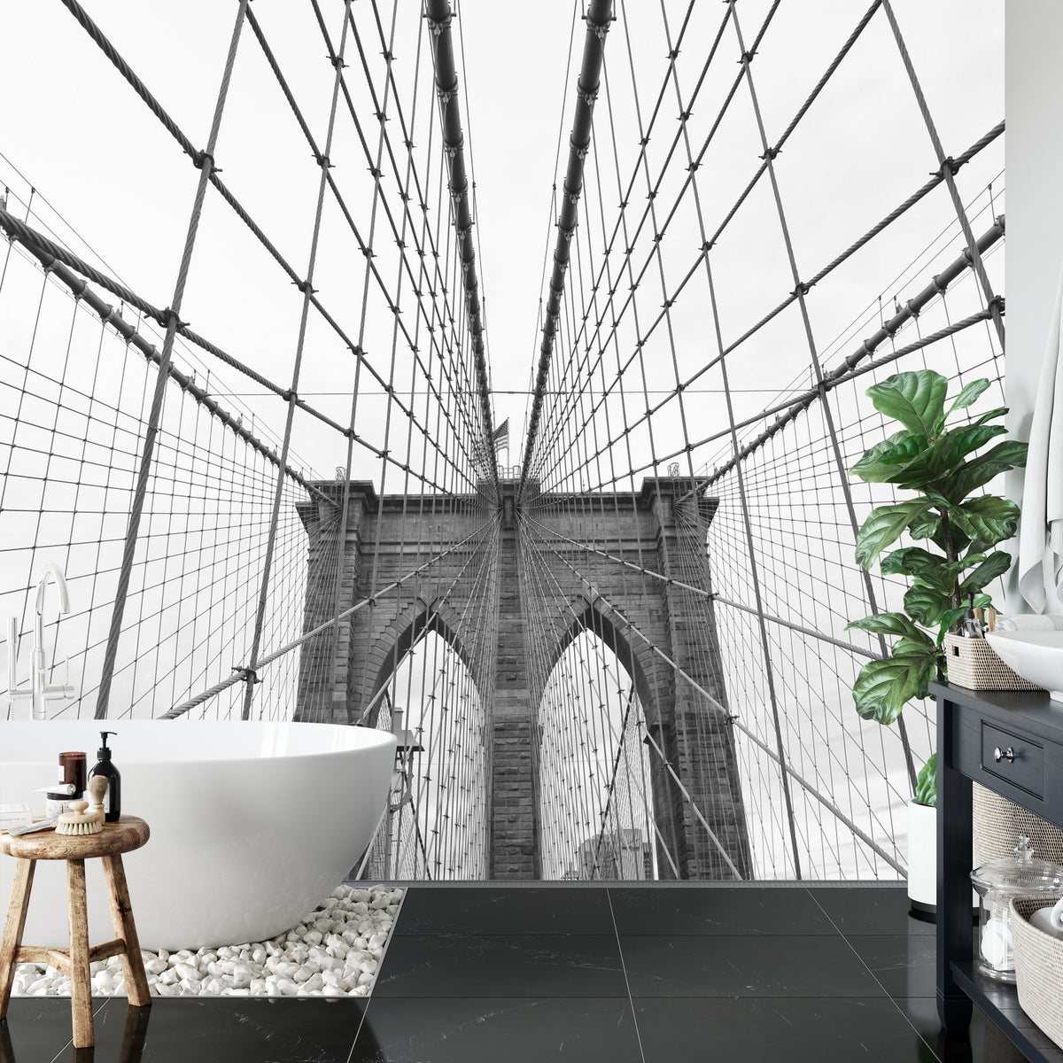 Fototapeta Most Brookliński Ny Jasna Perspektywa – aranżacja wnętrza