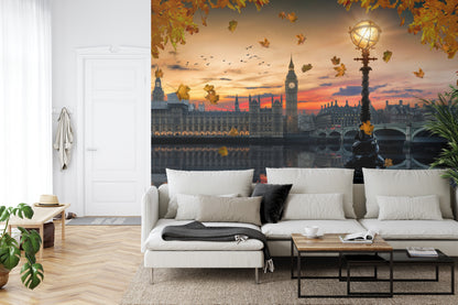Fototapeta Londyn Big Ben Z Latarnią O Zmierzchu – aranżacja wnętrza
