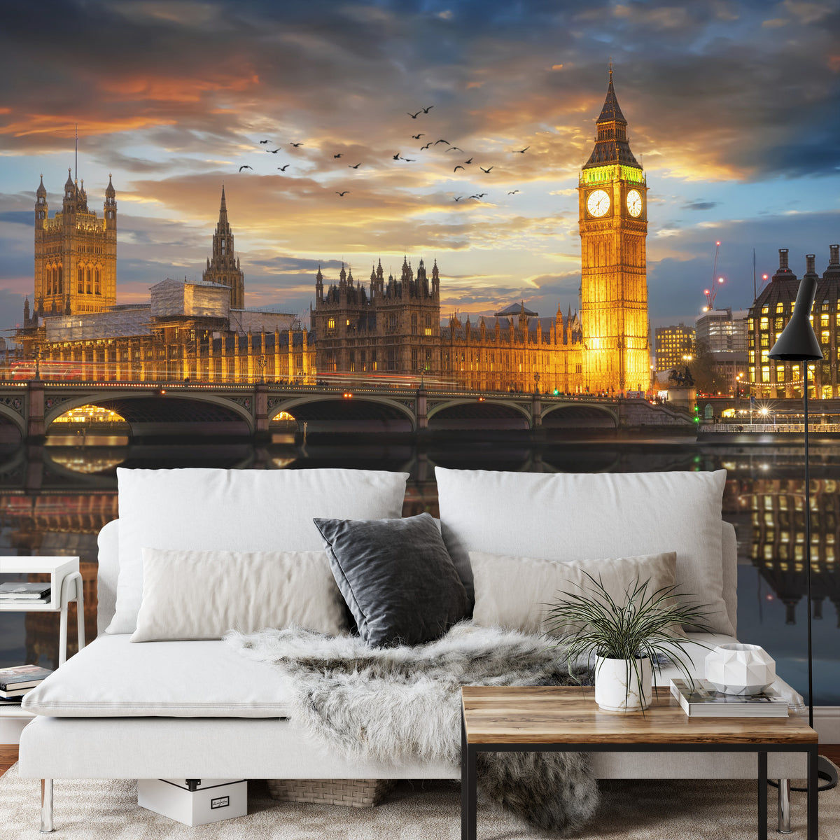 Fototapeta Londyn Nocą Pałac Westminster – aranżacja wnętrza