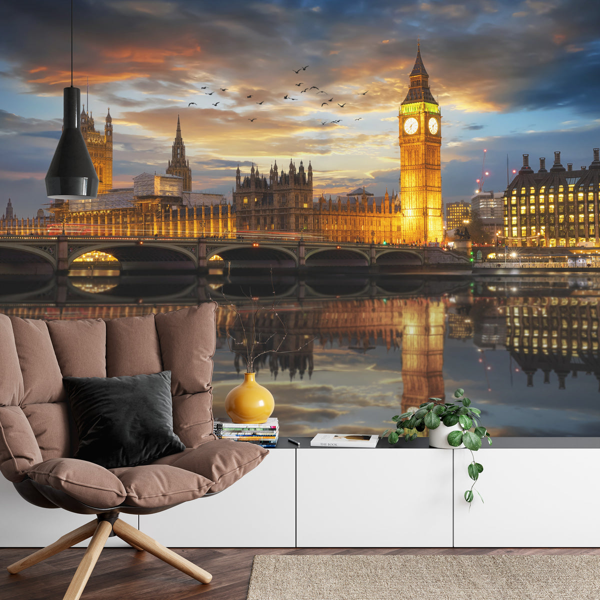 Fototapeta Londyn Nocą Pałac Westminster – aranżacja wnętrza