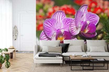 Fototapeta Optyczna Orchidea 3D – aranżacja wnętrza