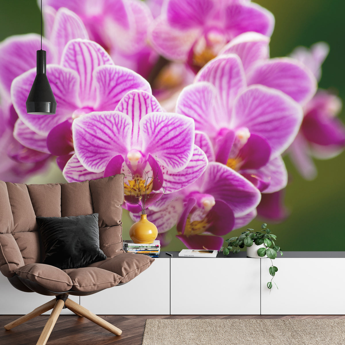 Fototapeta Bukiet Orchidei – aranżacja wnętrza