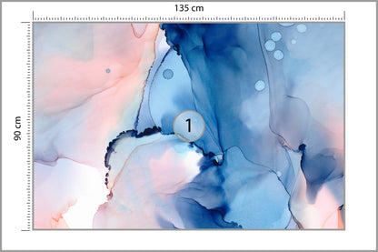 Fototapeta Abstrakcyjny Malunek 135 × 90 cm – podgląd kadru