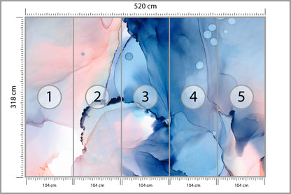 Fototapeta Abstrakcyjny Malunek 520 × 318 cm – podgląd kadru