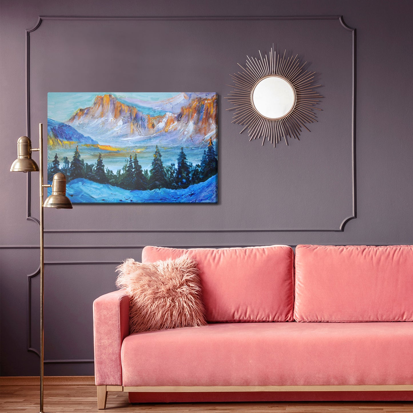 Obraz Na Płótnie Góry Kolorado – majestatyczny pejzaż do wnętrz nowoczesnych i skandynawskich – widok 3