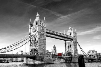 Obraz Na Płótnie Most Tower Bridge – miejski szyk do wnętrz industrialnych i nowoczesnych 120x80