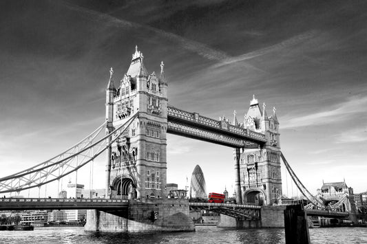 Obraz Na Płótnie Most Tower Bridge – miejski szyk do wnętrz industrialnych i nowoczesnych 120x80