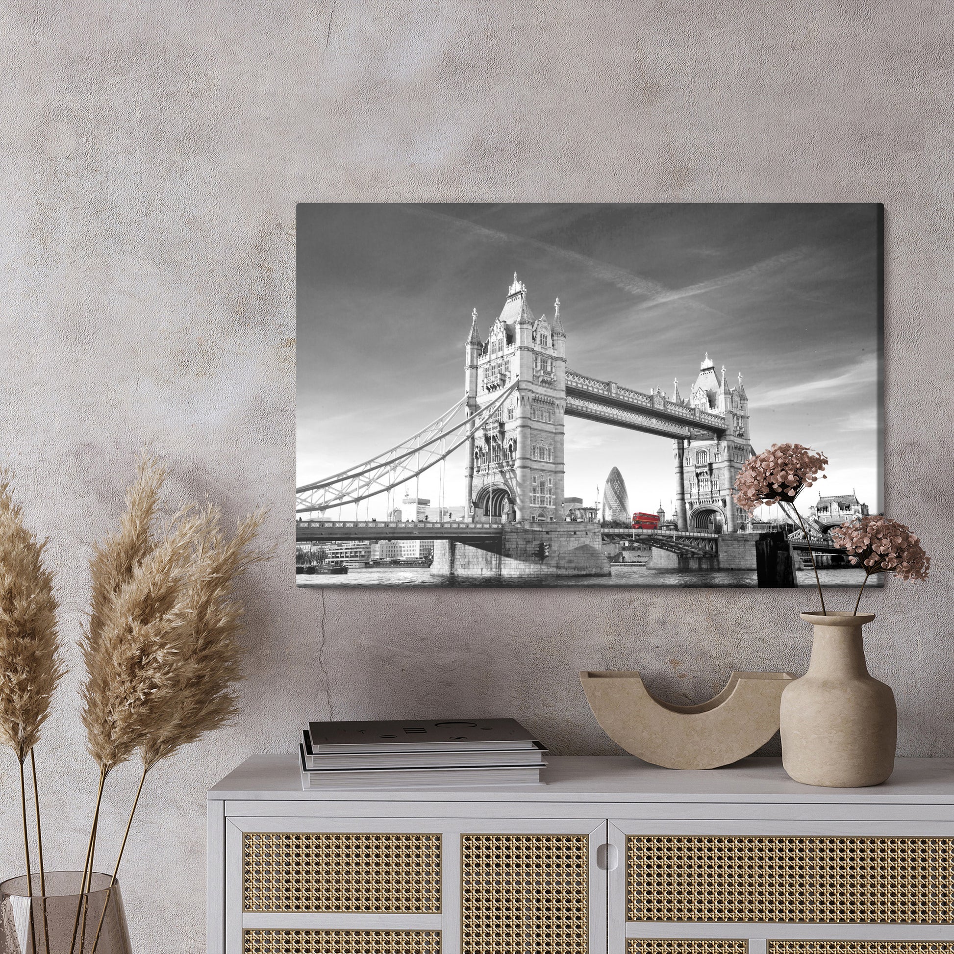 Obraz Na Płótnie Most Tower Bridge – miejski szyk do wnętrz industrialnych i nowoczesnych – widok 2