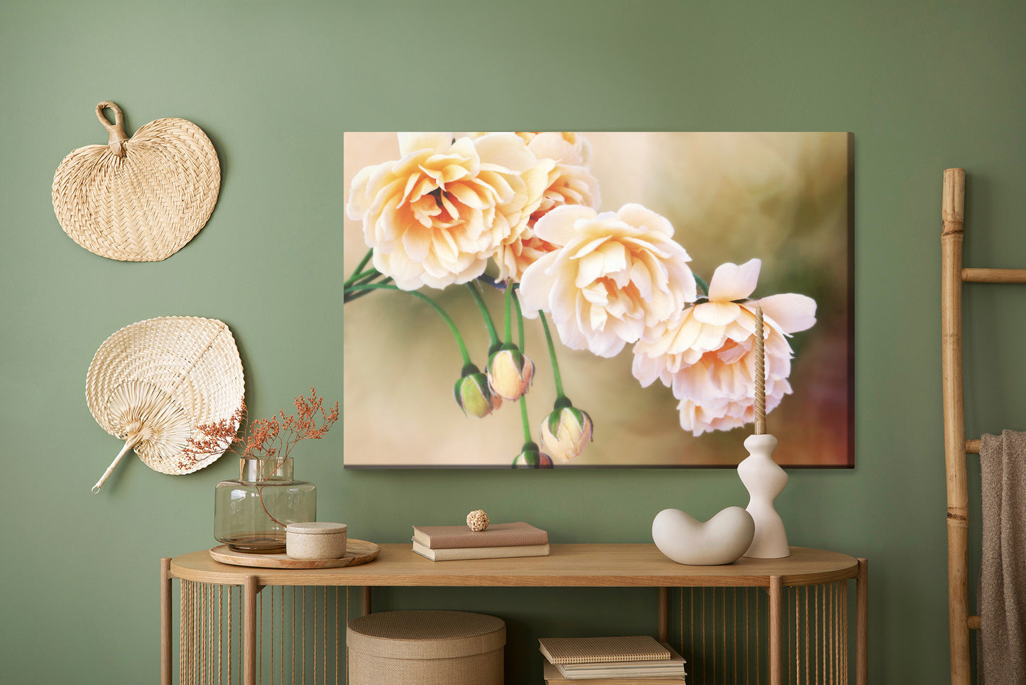 Obraz Na Płótnie Miniaturowe Róże – subtelna dekoracja floralna do wnętrz romantycznych i shabby chic – widok 4
