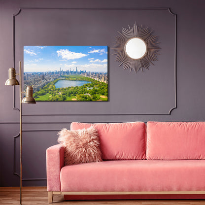 Obraz Na Płótnie Widok na Central Park – nowoczesny pejzaż miejski do wnętrz modern, loft, urban. – widok 3