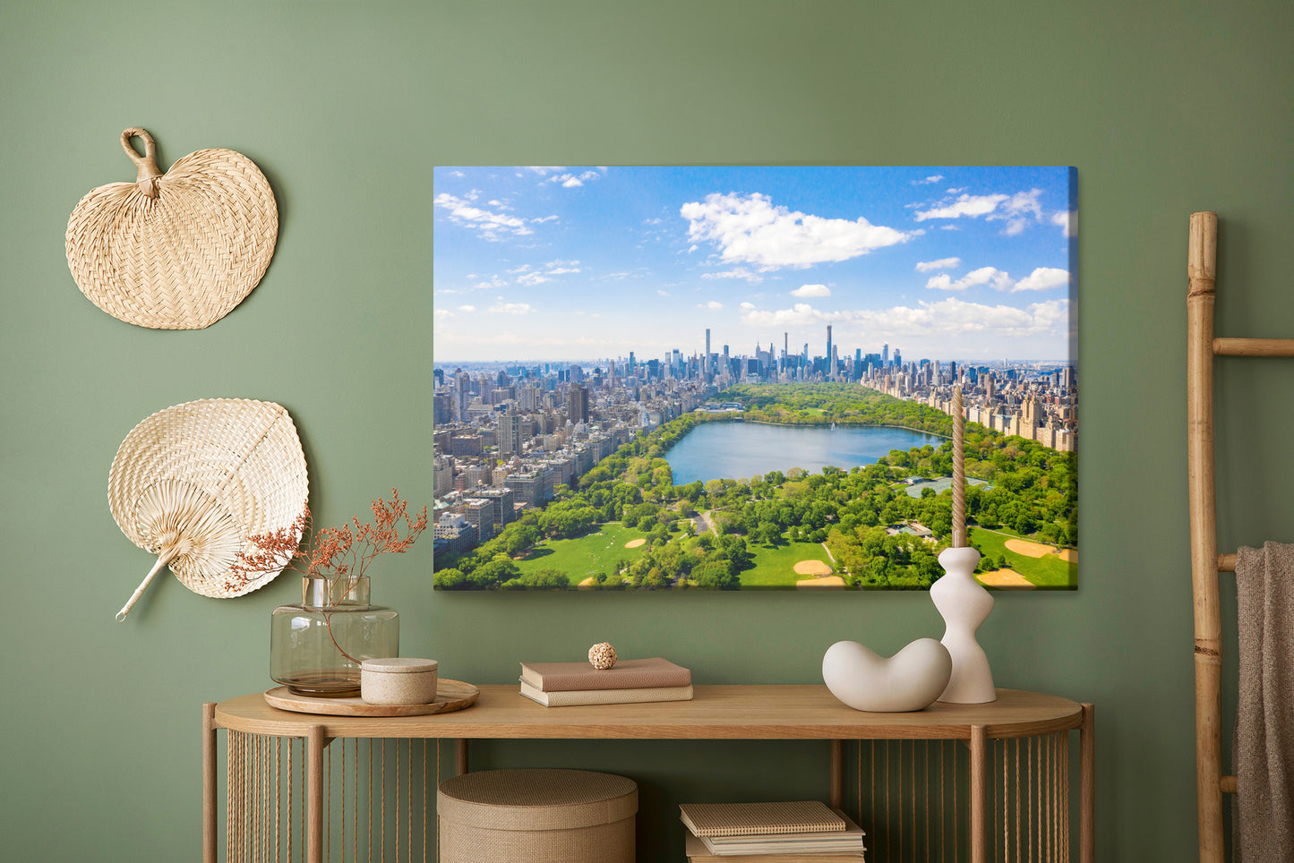Obraz Na Płótnie Widok na Central Park – nowoczesny pejzaż miejski do wnętrz modern, loft, urban. – widok 4