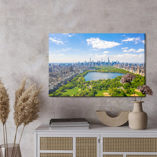 Obraz Na Płótnie Widok na Central Park – nowoczesny pejzaż miejski do wnętrz modern, loft, urban. – widok 2