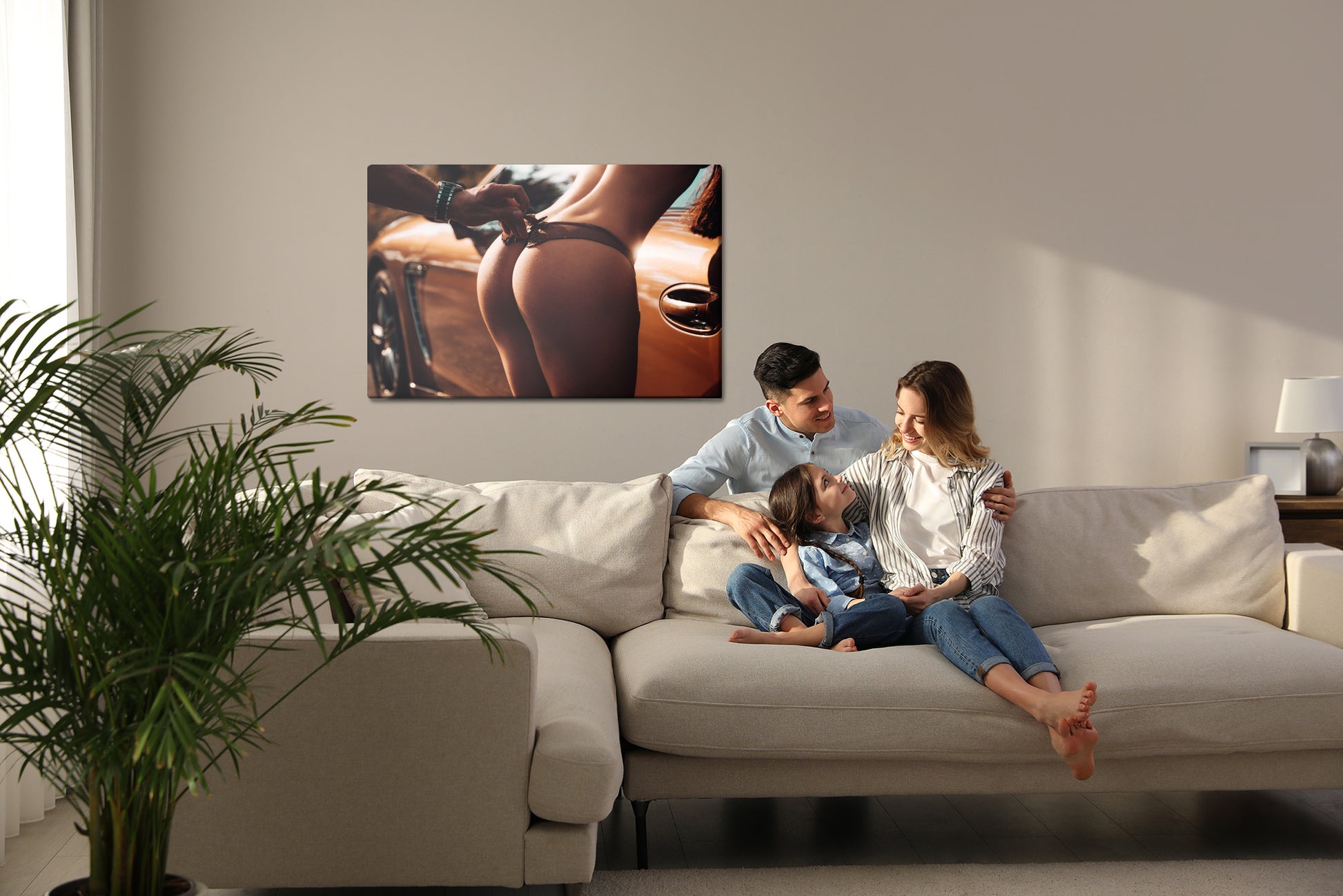 Obraz Na Płótnie Portret Kobiety – zmysłowy i nowoczesny do wnętrz glamour, loft i industrialnych – widok 6