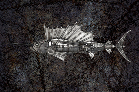 Obraz Na Płótnie Żaglica Steampunk – intrygująca dekoracja do wnętrz industrialnych i vintage 120x80