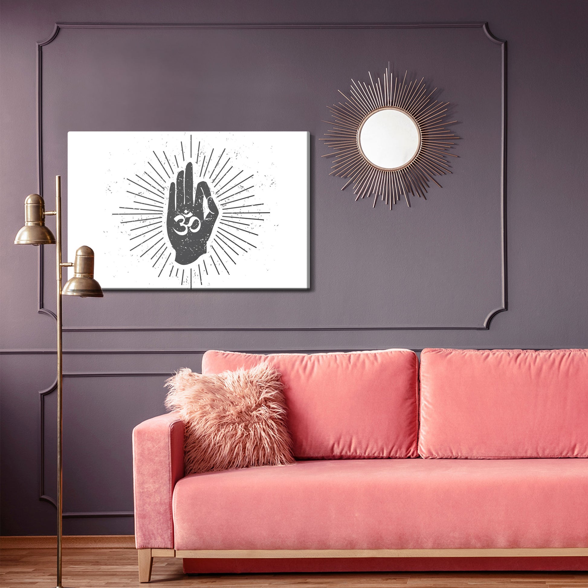 Obraz Na Płótnie Mudra – symbol spokoju i harmonii do wnętrz etnicznych, boho i modern organic – widok 3