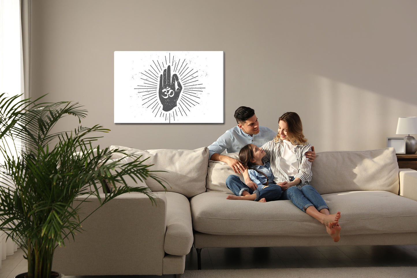 Obraz Na Płótnie Mudra – symbol spokoju i harmonii do wnętrz etnicznych, boho i modern organic – widok 6