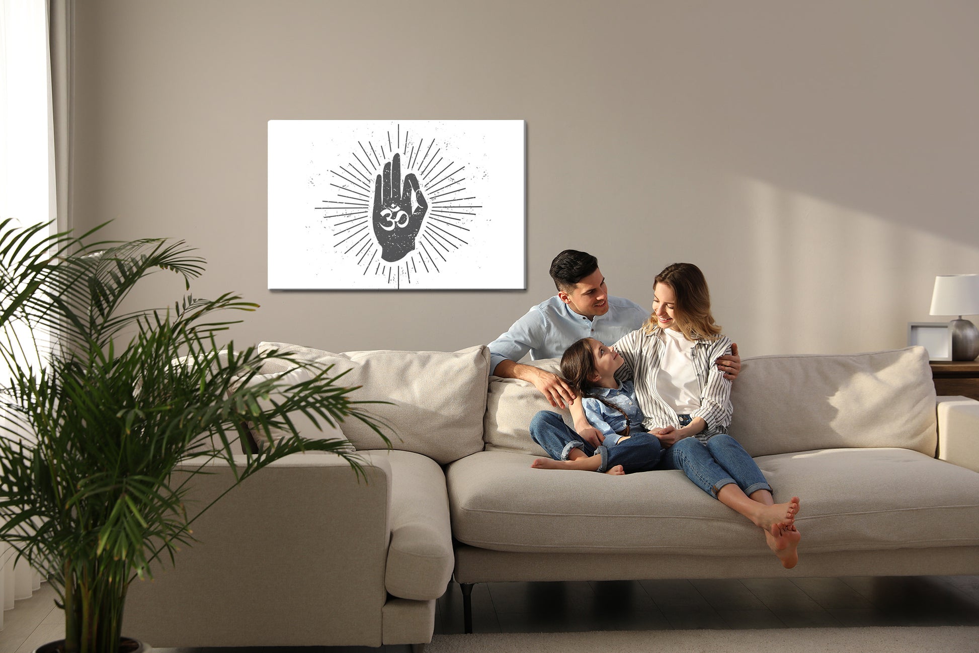 Obraz Na Płótnie Mudra – symbol spokoju i harmonii do wnętrz etnicznych, boho i modern organic – widok 6