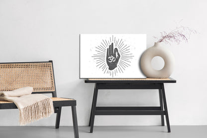 Obraz Na Płótnie Mudra – symbol spokoju i harmonii do wnętrz etnicznych, boho i modern organic – widok 5