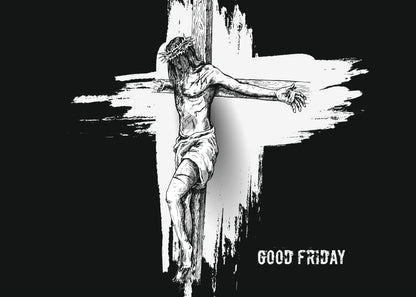 Obraz Na Płótnie Chrystus Na Krzyżu – symboliczny, do wnętrz klasycznych, tradycyjnych i kontemplacyjnych 100x70