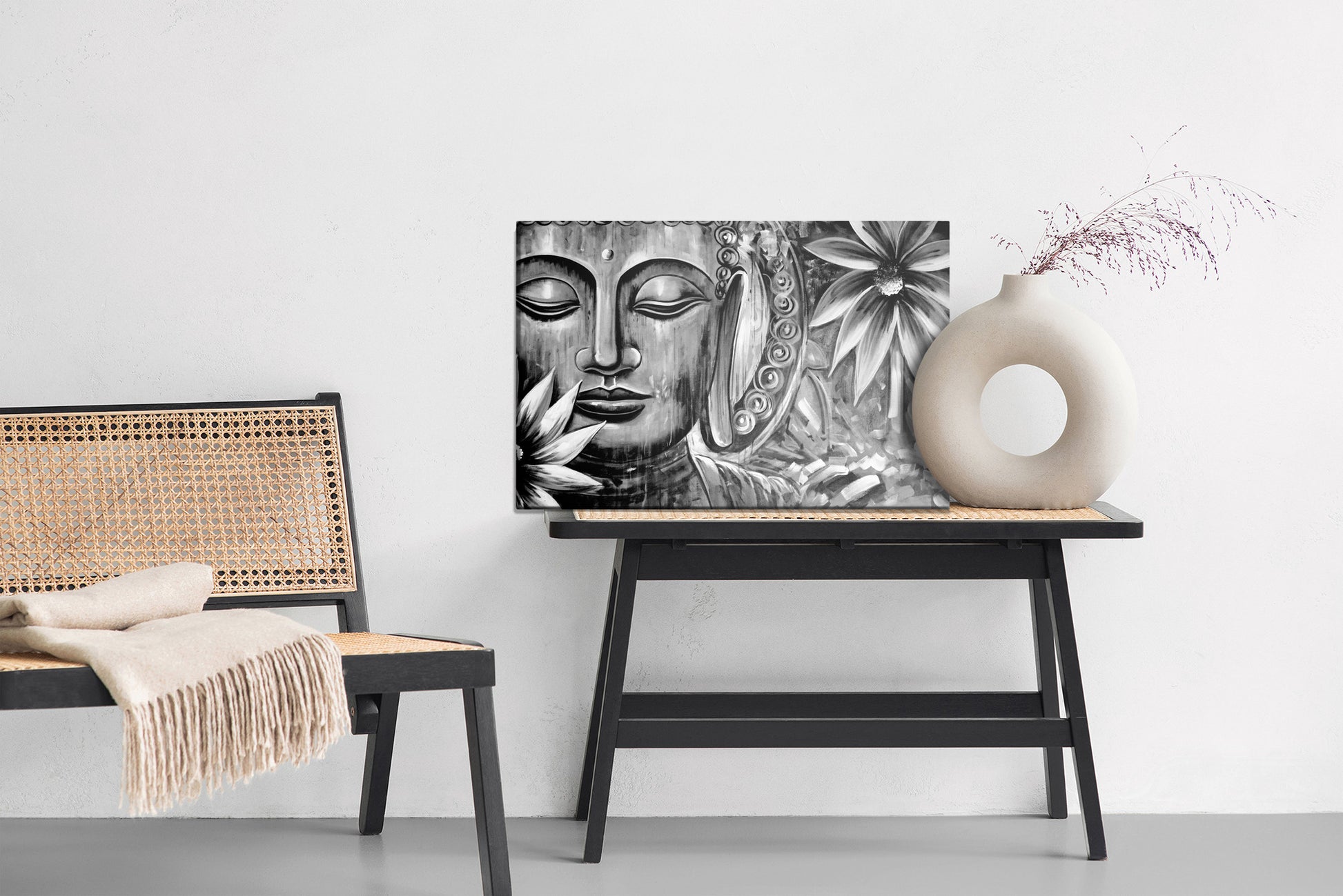 Obraz Na Płótnie Budda – spokojna dekoracja do wnętrz boho, zen i minimalistycznych. – widok 5