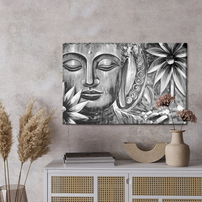 Obraz Na Płótnie Budda – spokojna dekoracja do wnętrz boho, zen i minimalistycznych. – widok 2