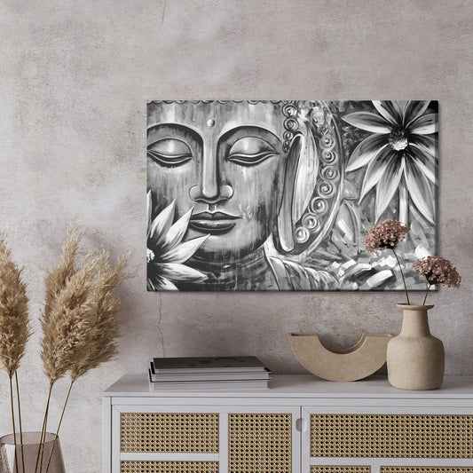 Obraz Na Płótnie Budda – spokojna dekoracja do wnętrz boho, zen i minimalistycznych. – widok 2