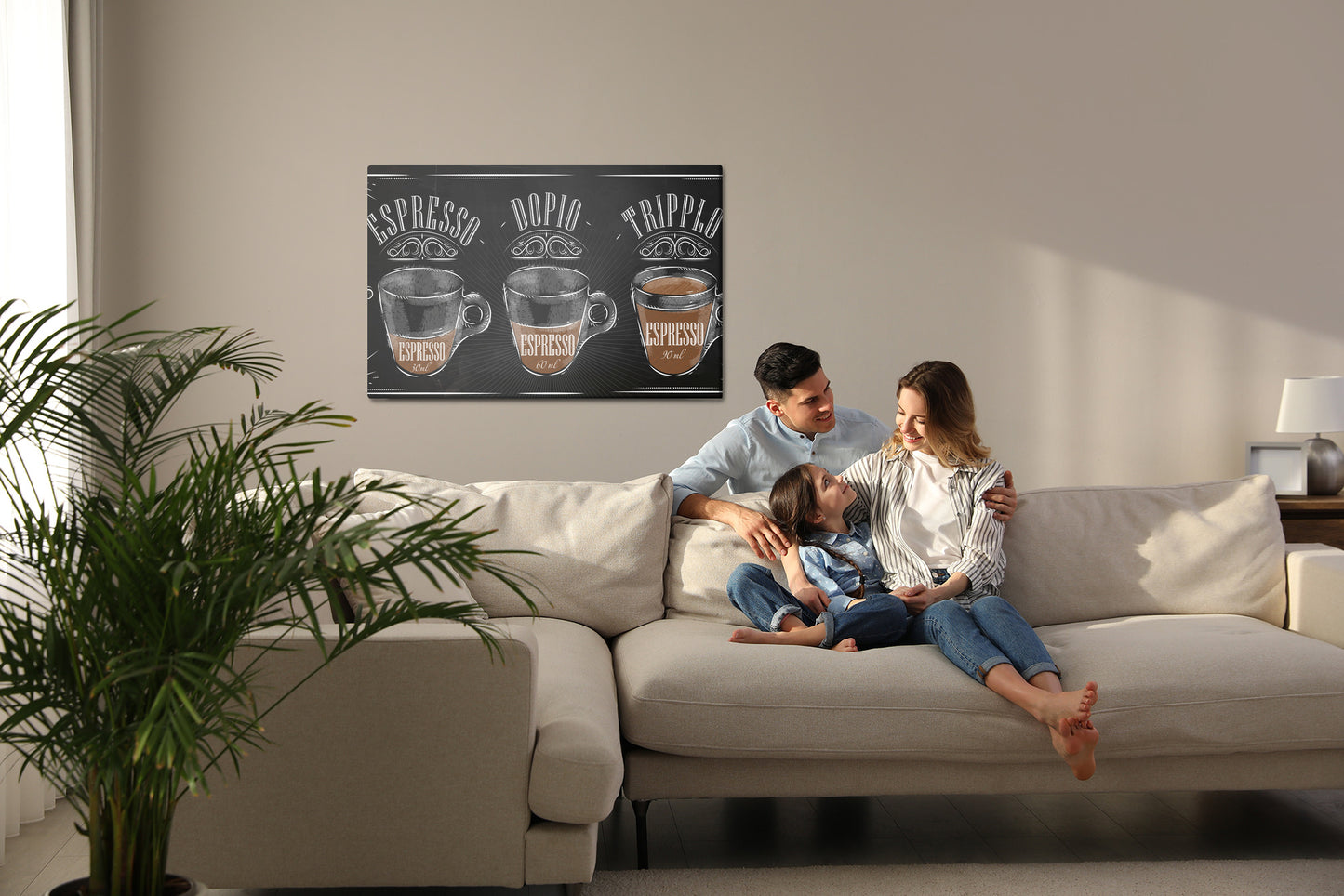 Obraz Na Płótnie Kawa Espresso – elegancki akcent retro do wnętrz loftowych, industrialnych i nowoczesnych – widok 6