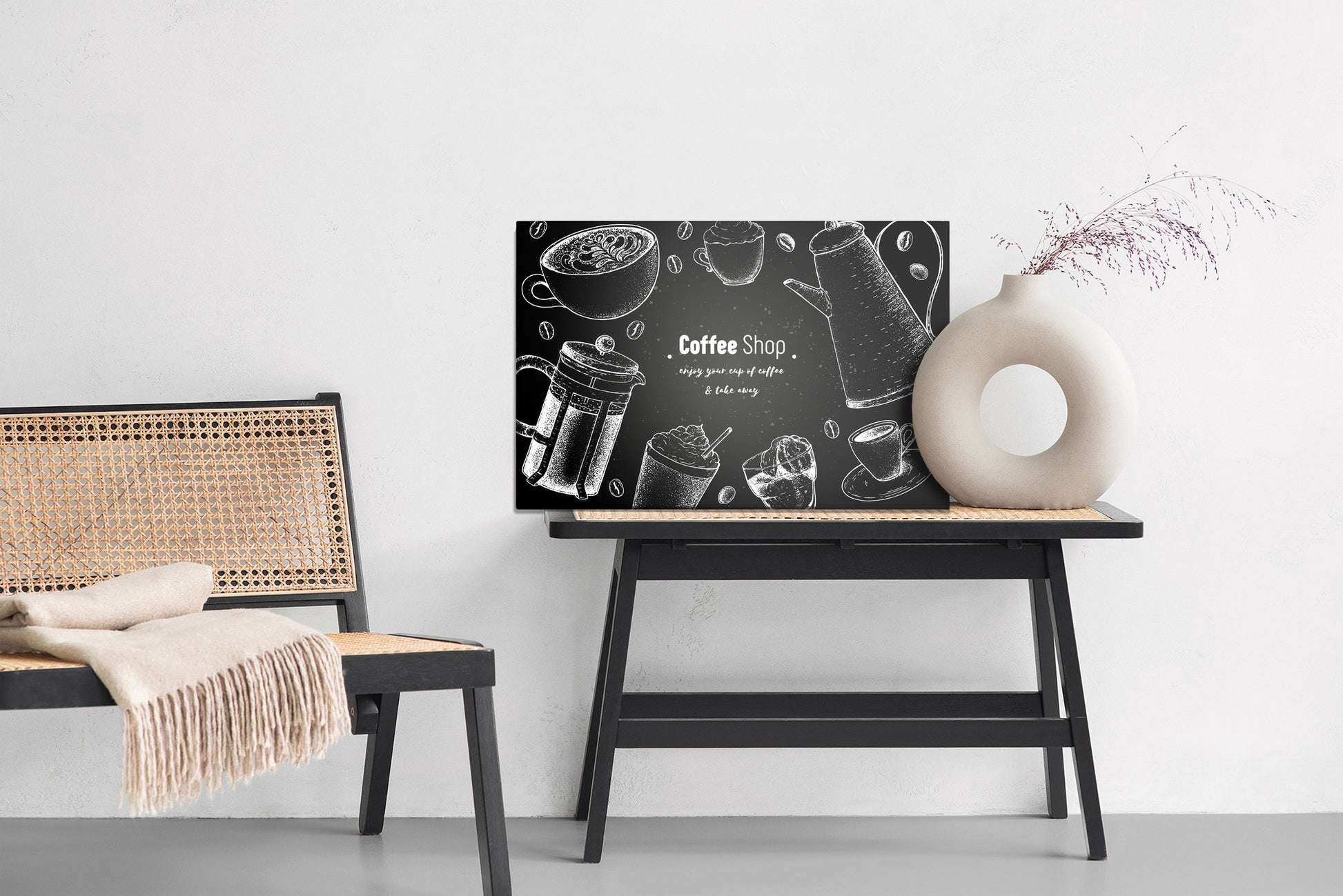 Obraz Na Płótnie Dzbanki do Kawy – ciepły nastrój do wnętrz rustykalnych, klasycznych i nowoczesnych. – widok 5