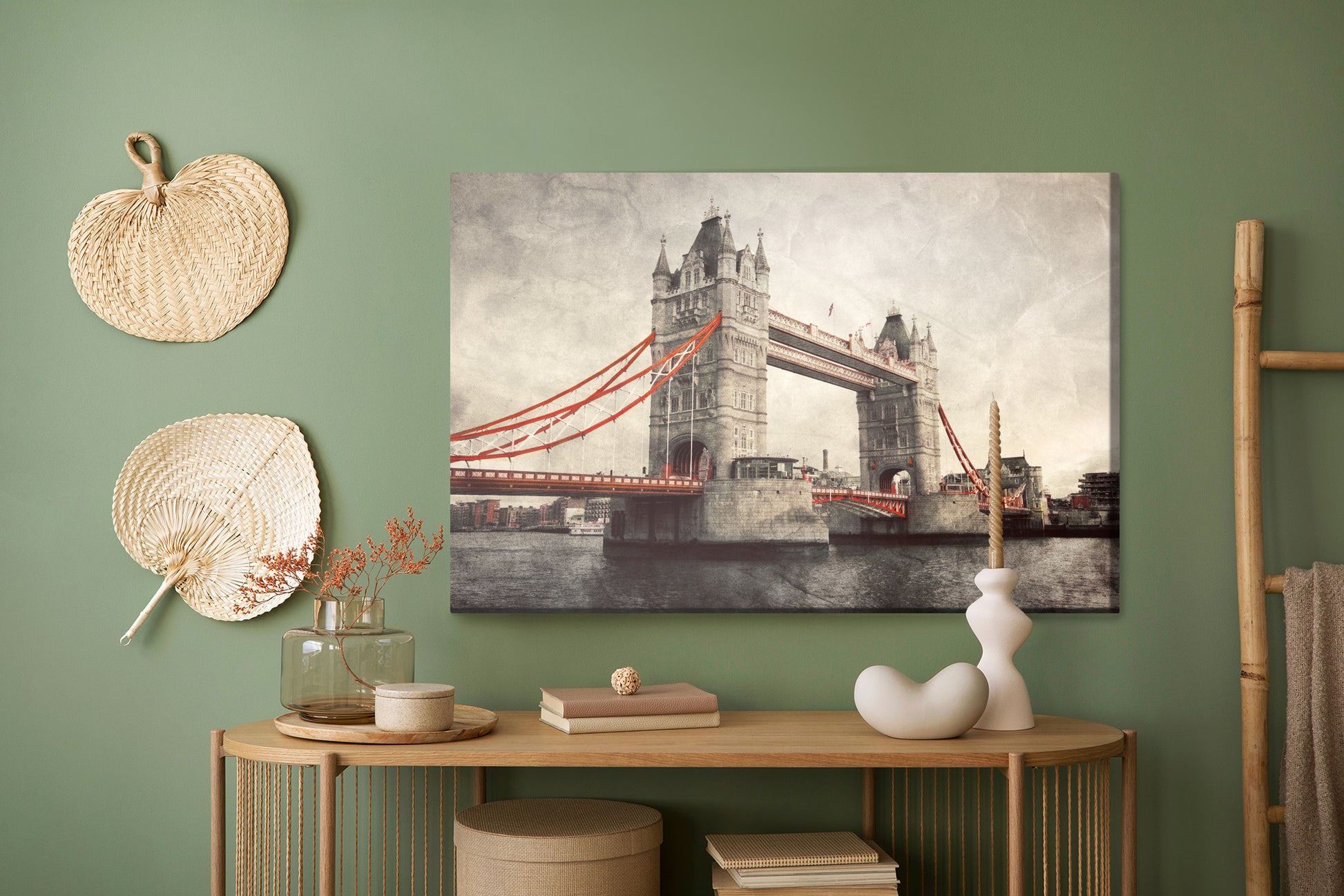 Obraz Na Płótnie Tower Bridge w Londynie – nostalgiczny pejzaż miejski do wnętrz klasycznych, industrialnych i vintage. – widok 4
