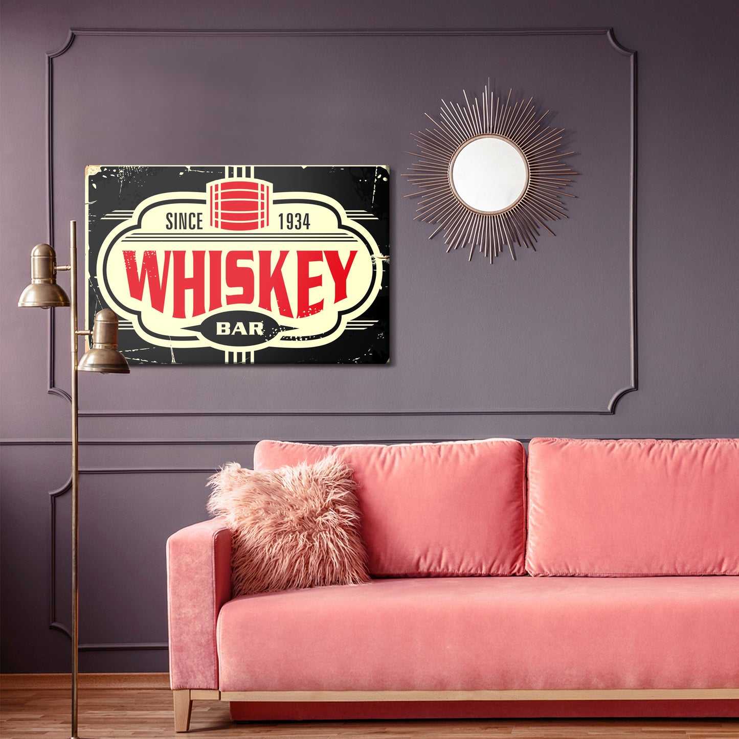 Obraz Na Płótnie Szklanka Whisky – elegancki nastrój vintage do wnętrz klasycznych i industrialnych – widok 3