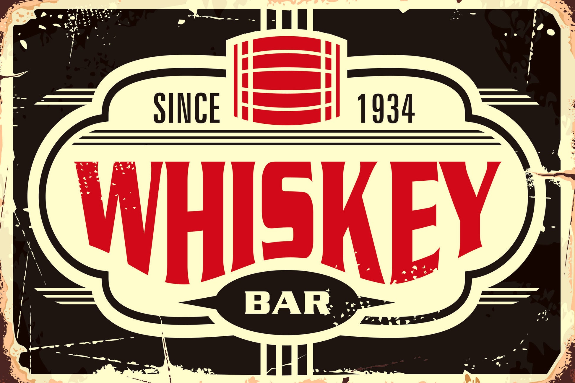 Obraz Na Płótnie Szklanka Whisky – elegancki nastrój vintage do wnętrz klasycznych i industrialnych 120x80
