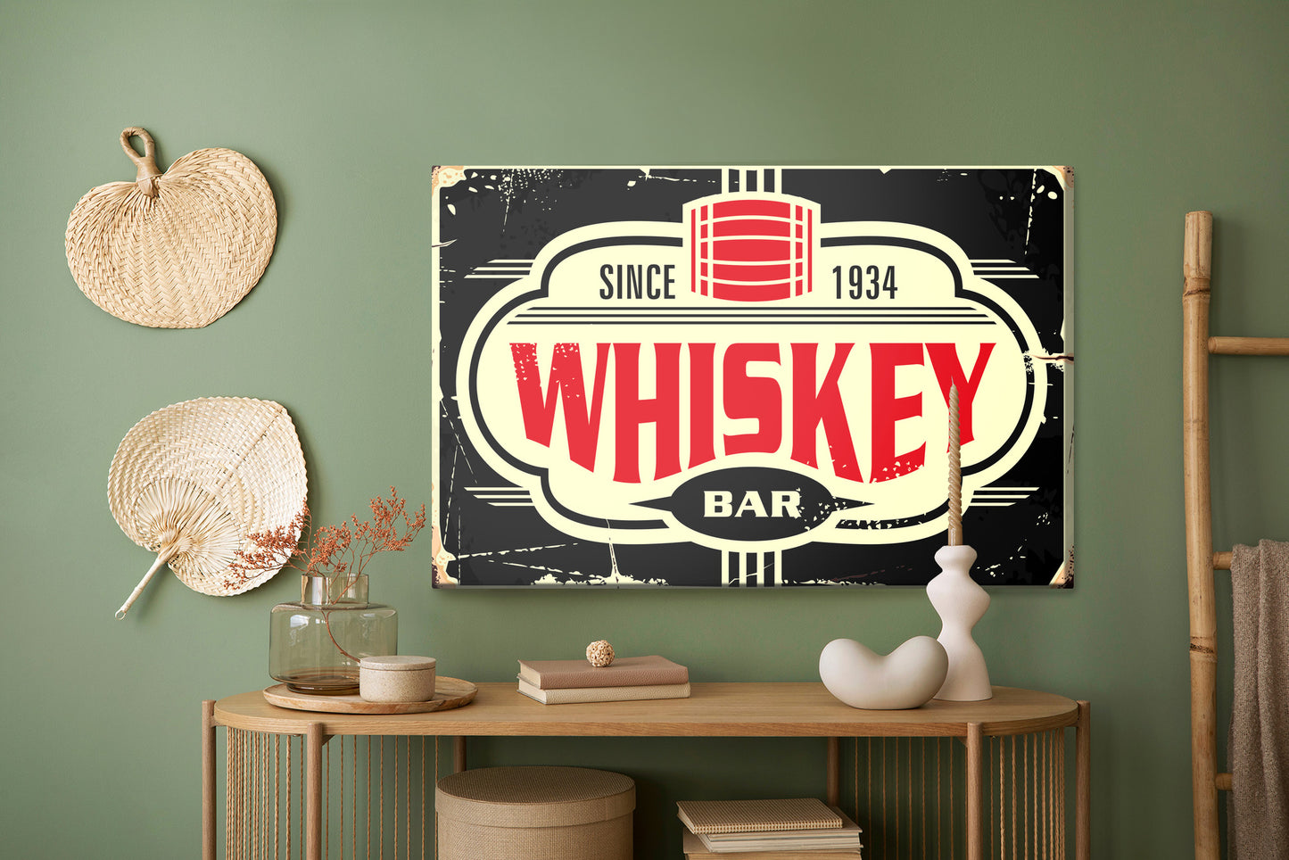 Obraz Na Płótnie Whisky – elegancka dekoracja z nutą vintage do wnętrz loftowych, klasycznych i industrialnych – widok 4