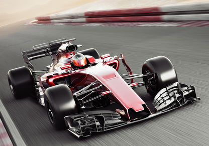Obraz Na Płótnie Samochód Wyścigowy F1 – dynamiczny akcent do wnętrz nowoczesnych i industrialnych 120x80
