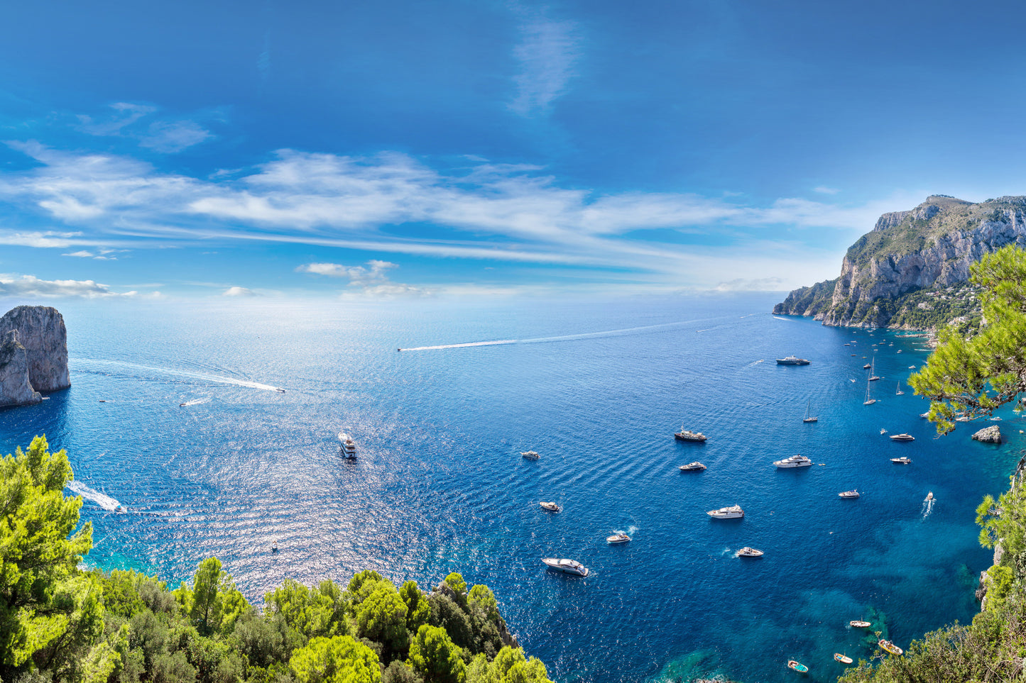 Obraz Na Płótnie Jachty Nad Morzem – letni pejzaż do wnętrz marynistycznych i skandynawskich 120x80