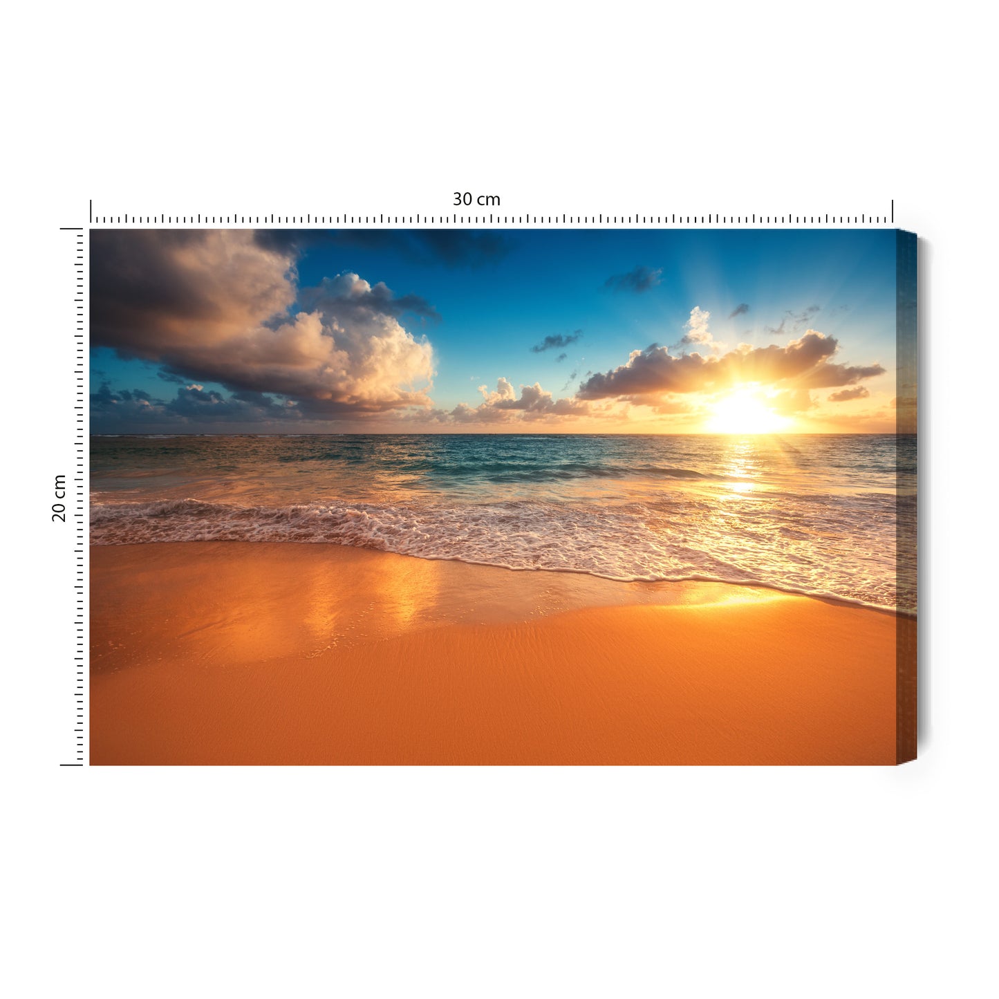 Obraz Na Płótnie Zachód Słońca Nad Morzem