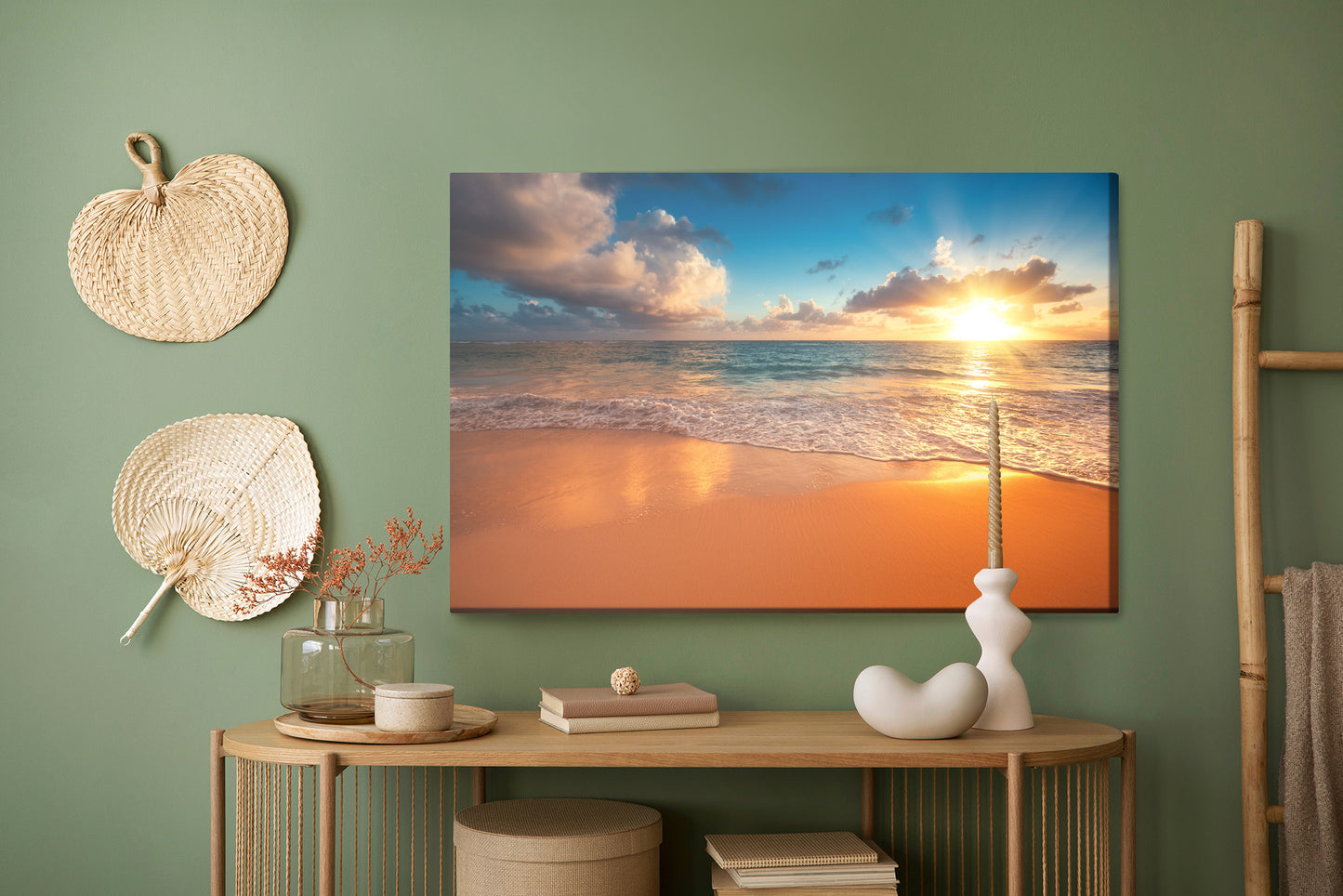 Obraz Na Płótnie Zachód Słońca Nad Morzem