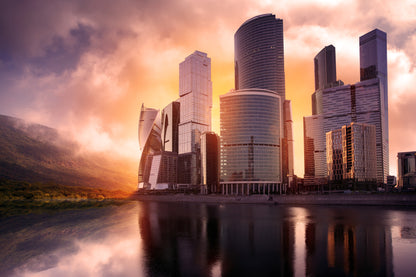 Obraz Na Płótnie Nowoczesna Architektura – minimalistyczny widok do wnętrz nowoczesnych i loftowych 120x80