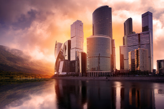 Obraz Na Płótnie Nowoczesna Architektura – minimalistyczny widok do wnętrz nowoczesnych i loftowych 120x80