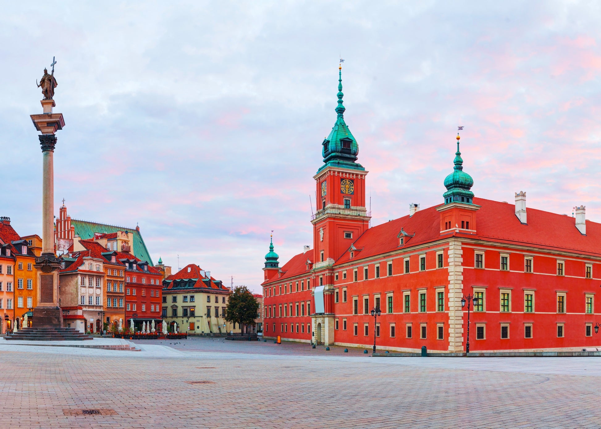 Obraz Na Płótnie Zamek Królewski W Warszawie – historyczny pejzaż do wnętrz klasycznych i eleganckich 120x80
