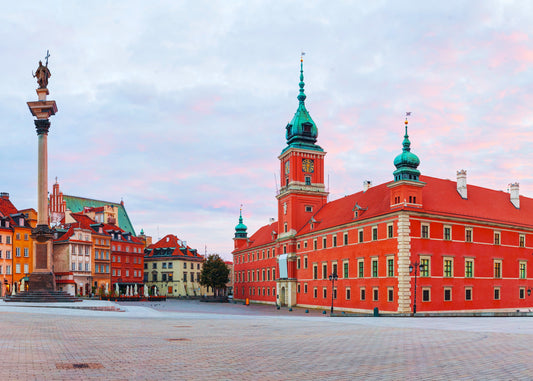 Obraz Na Płótnie Zamek Królewski W Warszawie – historyczny pejzaż do wnętrz klasycznych i eleganckich 120x80
