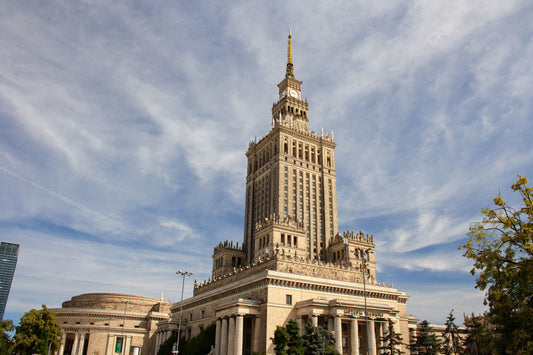 Obraz Na Płótnie Panorama Warszawy – nowoczesny pejzaż do wnętrz minimalistycznych i loftowych 120x80