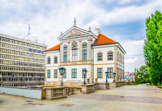 Obraz Na Płótnie Muzeum Architektura – miejska elegancja do wnętrz klasycznych i eklektycznych 120x80