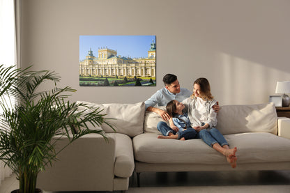 Obraz Na Płótnie Wilanów – klasyczny pejzaż architektoniczny do wnętrz eleganckich i modern classic – widok 6