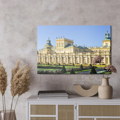 Obraz Na Płótnie Wilanów – klasyczny pejzaż architektoniczny do wnętrz eleganckich i modern classic – widok 2