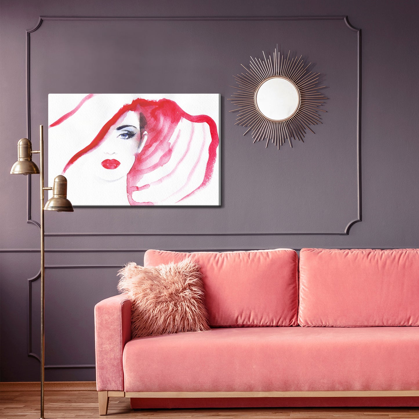 Obraz Na Płótnie Kobieta w Kapeluszu – elegancka dekoracja do wnętrz Klasycznych i Art déco – widok 3