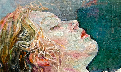 Obraz Na Płótnie Kobieta We Śnie – oniryczny i intrygujący do wnętrz nowoczesnych, glamour i eklektycznych 120x80