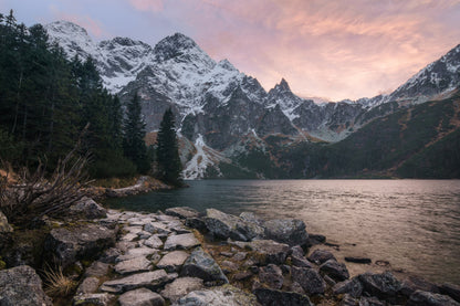 Gemälde auf Leinwand Berge